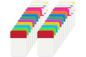 TUCNOEU 480 szt. samoprzylepnych zakładek, wielokolorowe zakładki indeksowe, zakładki do zapisywania adnotacji lub indeks czytania, foldery na dokumenty, notatki do książek