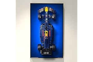 ICUANUTY Display-Wandtafel für Lego Technic Oracle Red Bull Racing RB20 F1 Car 42206–Wandhalterung Haken für Lego F1 Auto, Dekoration für Erwachsene (Modell Nicht enthalten!)