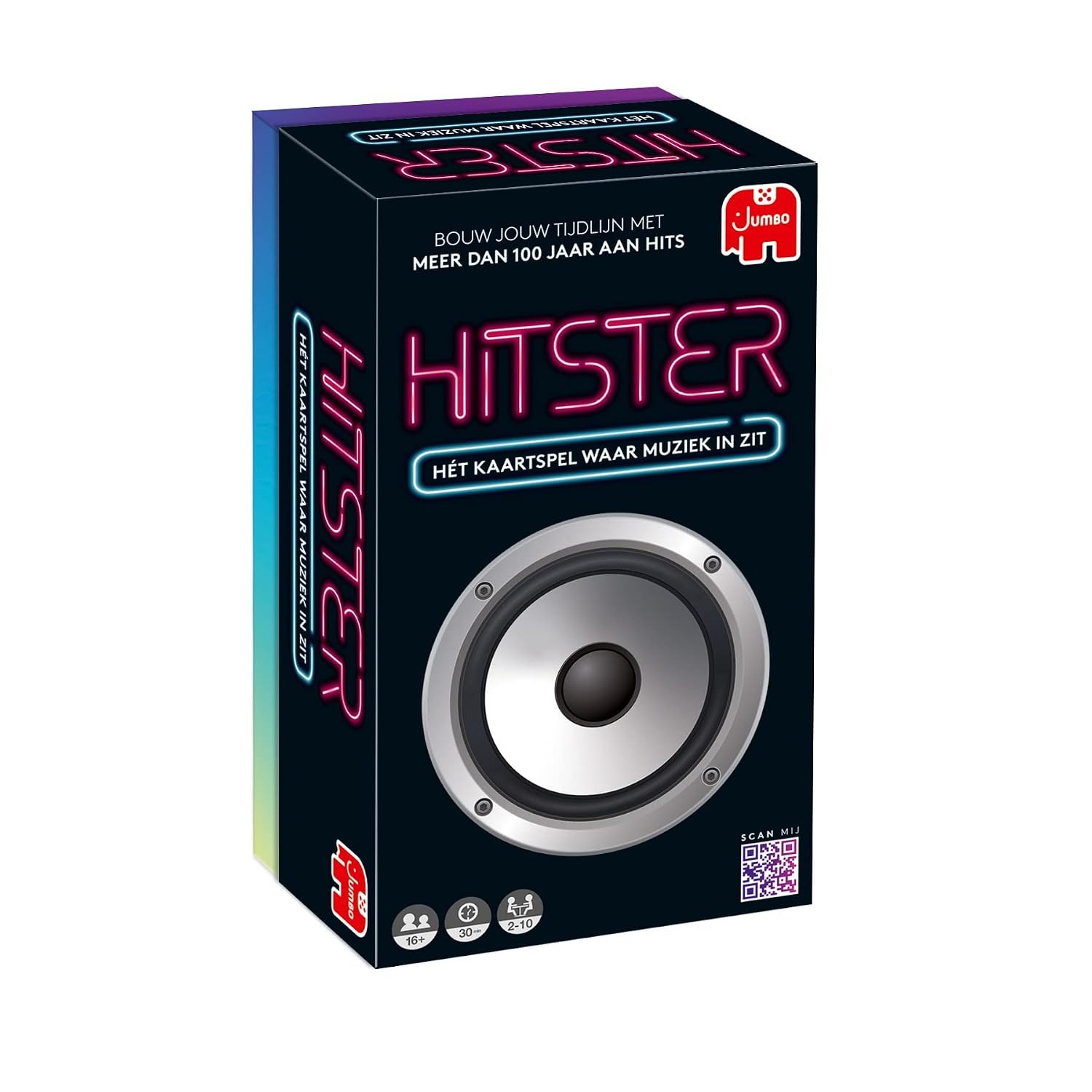 Hitster Original Muziekspel, Actiespel, Kaartspel, Volwassenen Bordspel, NL | Spel met Muziek vanaf 16 Jaar, 2-10 Spelers, Party Game