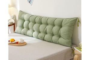 UWOBTN Suave Almohada de lectura, 120/60/80/150/200/180cm Cabecera Cojín, Cojín Grande de Pared, Sofá Cojines de Lectura，Respaldo de Cama Almohada Lumbar para Sala de Esta Sillas Dormitorio ( Color : #5 , Si