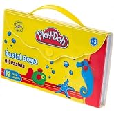 12 Colors with Play Doh Pastel Paint Bag
