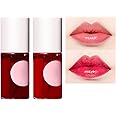 MEITREND Lip Tint Stain Set, Mini Liquid Lipstick Long Lasting Gloss, 3 In 1 Multi Stick Waterproof Hydrating Moisturizing Sweatproof Qiuck Dry Eyes Cheeks Set For Women Girl, Pack of 2