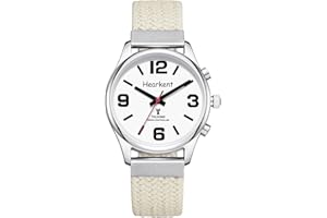 Hearkent Montre Parlante pour Femme avec Voix Française Grands Chiffres pour Personnes Malvoyantes, Aveugles ou Personnes Âgées