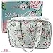 Makeup Bag By Bella & Bear, The "Glam" Make up Bag Features 4 Clear Zipped Pockets And A Handy Hook For Ease of Hanging. Makes A Great Xmas Gift Idea For Her