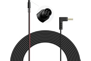 REDTIGER Cable de extensión de cámara de respaldo de 33 pies para Dash Cam (4 pines, 2,5 mm)