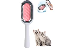Brosse pour Chat avec Réservoir D'eau, FaJoek Peigne d Epilation pour Animaux de Compagnie, Brosse Chiens Chats Autonettoyante, pour Eliminer Efficacement les Poils et Poils Morts