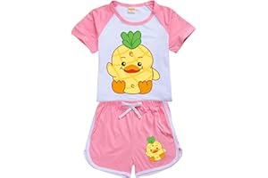 WLIN Georgie Summer Moriah Elizabeth Toddler T Shirt Shorts Casual Sports Suit Kids Clothes Baby Boys Girls Tops Set for Kids
