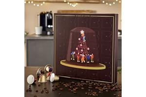 KONTARBOOR Kalendarz adwentowy z kawą, kompatybilne kapsułki do Nespresso