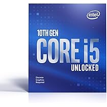 Intel® Core™ i5-10600KF Desktop Processor 6 Cores up to 4.8