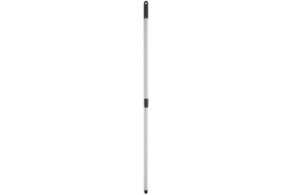 Mery | Mât télescopique | Bâton multi-usages | Acier plastifié | Filetage universel | Gris | Dimensions : 80 cm Taille du bâton extensible : 140 cm