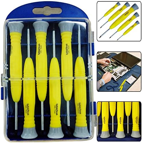 Safekom 6pcs Mechanics Phillips Torx Screwdriver Set For Computers Laptop Mobile Watches - Brand New 1 Year Warranty Free &amp; Fast Same Day Dispatch UK Seller