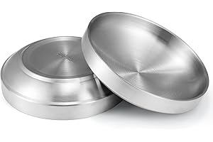 YSQEVN Ciotole per Gatti Contenitori per Cibo per Gatto in Acciaio Inossidabile Distributore per Cibo per Animale Domestico, Cuccioli, Cani di Piccola Taglia