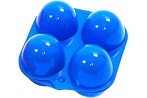 JOBERIO Camping Egg Carriers, Multi-Grids Folding Egg Carrier Holder, Egg Storage Box, Egg Container Box, Outdoor Camping Egg Box, Shockproof Egg Protector Tray, Eggs Slot Tray Holder Box for Outdoor, Camping