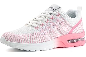 Hitmars Chaussures Running Femme Basket Femme Chaussure de Sport Course Outdoor Jogging Fitness Legere Casual Respirant Sneakers