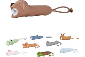 ‎WINKEE Winkee - Taschenlampe - Hund Bobo I Kleine Taschenlampe LED aufladbar I Mit Akku I Ca. 12 Stunden Akkulaufzeit