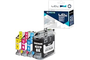 LCL LC227XL LC225XL LC227 LC225 LC227XLBK LC225XLC LC225XLM LC225XLY Kompatybilny wkład atramentowy zamiennik do Brother MFC-J4420DW MFC-J4620DW MFC-J4625DW DCP-J4120DW (4Pack, 1czarny 1cyjan 1magenta 1żółty)