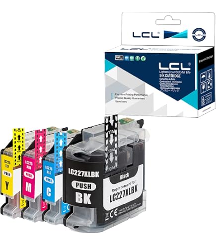 Lot De 4 Cartouches D'Encre Vides Rechargeables Pour Brother LC980, LC985, LC1100 | Compatible Pack Couleurs CMJN