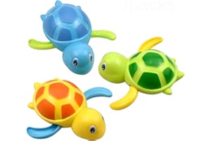 NATUCE Zabawki do kąpieli dla niemowląt, żółw zegarowy dla małych dzieci, chłopców, dziewcząt, nakręcana zabawka do kąpieli, zabawki wodne pływanie żółw, zegarowa wanna basen pływanie żółw, zabawki do