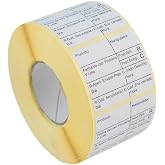 Hostelnovo - 1000 Roll Freezer Labels - Cold Dating - Home, Hospitality and Industry - 47 x 40 mm