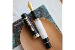 erofa Majohn P139 NO.8 Pióro wieczne z cienką stalówką, z pudełkiem, mosiężny system tłokowy, duża pojemność, do pisania