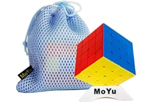 Oostifun MoYu MFJS MoFang JiaoShi Meilong 4 4x4x4 Cube Cubing Classroom Puzzle a cubo veloce senza intoppi con un treppiede a cubo e una borsa a cubo (Multi Color)