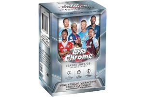 Topps Chrome® UEFA Club Competitions 2025-26 - Value Box (contains 7 packs per box, 4 cards per pack)