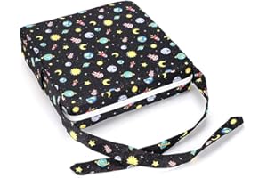 BSTKEY Siège rehausseur avec sangles pour bébé et enfant - amovible, réglable et lavable