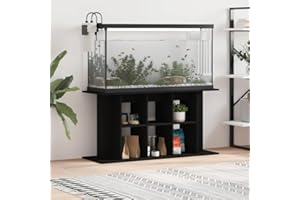 Rantry Mobili Supporto per Acquario 120x40x60 cm in Legno Multistrato Nero, Mobili per Casa Interno Esterno Soggiorno Camera da Letto