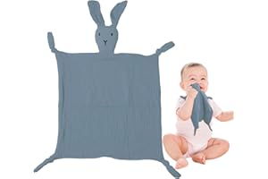 ORUZA Baby Comforters - Rabbit Baby Blanket for Infant Toddler Newborn Boys and Girls (Blue)