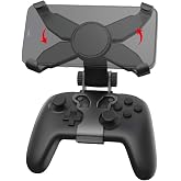 Homeriy 360 Derece D&ouml;nen Gamepad Kelep&ccedil;e Kontrol&ouml;r&uuml; Telefon Klipsi Cep Telefonu Braketi Telefon Tutucu Tutucu NS PRO Pro Kuma