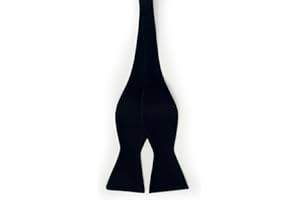 THE SAVILE ROW COMPANY LONDON Savile Row Company Men's Black Self Bow Silk Tie