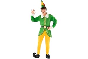Morph Adult Elf Costume, Elf Men Costume, Christmas Costumes For Men, Adult Christmas Fancy Dress