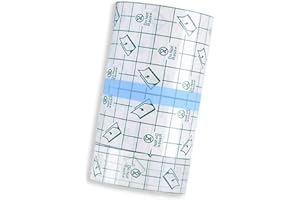 BESMRPG Tattoo Aftercare Waterproof Bandage, Transparent Film Dressing, Second Skin Healing Protective Bandages Transparent Stretch Antibacterial Wound Dressing Tape, Protective Shield (15cm x 2m)
