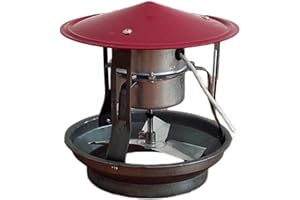 GFYWZ Cappuccio per Camino, Ventilatori per Camino Pompe per L'estrazione del Fumo del Camino, Ventilatore per Camino, Ventilatore Elettrico per Camino, Aspiratore per Canna Fumaria,40w