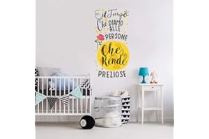 kina - UVB00518 | Adesivi Murali | Aforismi Bambini | Piccolo Principe| PVC Trasparente | Decorazione Parete| Cameretta| - Misura 2 Fogli 40x30 cm