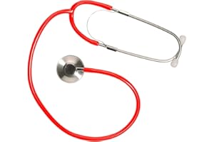 W WIDMANN MILANO Party Fashion 2911N - Stethoskop Zubehör, Rot, Arzt, Doktor, Krankenpfleger, Kostüm, Accessoire, Karneval, Mottoparty