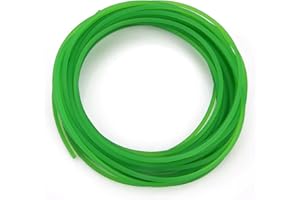 CYTGOUPER PU Rundriemen 6mm mit rauer Oberfläche, Antriebsriemen für Motoranwendungen, Verschleißfest Übertragungsriemen idealer ERSATZ für traditionelle Gummi-Produkte (6mm*10m)