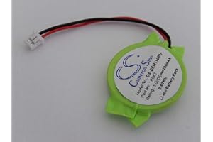 vhbw BIOS-Batterie kompatibel mit Dell Alienware M11X, M11X R1, M11X R2, M14X, M15X, M17x, M18x, M9750 Computer Notebook (200mAh, 3V, Li-Ion)