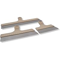 DEWEPRO® Flächenspachtel 3er Set 200x57mm, 300x57mm, 450x57mm - wasserabweisender Griff