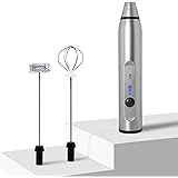 Nefelibata Melkopschuimer, handheld, oplaadbare USB-koffieschuimer, 3 versnellingen handschuimmaker voor koffie, melk, eieren