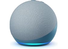 Echo Dot (4th generation) | Smart speaker with Alexa (Arabic or English) | Blue 