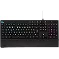 Logitech G213 Prodigy Gaming-Tastatur, RGB-Beleuchtung, Programmierbare G-Tasten, Multi-Media Bedienelemente, Integrierte Han