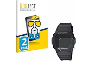 BROTECT Protector Pantalla Anti-Reflejos para Casio G-Shock GW-M5610-1ER (2 Unidades) Película Mate Anti-Huellas