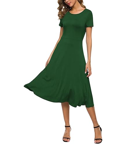 Damen Kaftan Swing Langes Kleid Bohemian