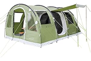 Skandika Gotland Protect - 4 Personas - Tienda campaña Familiar - túnel - mosquiteras - 480x310cm - Columna de Agua de 5000 mm