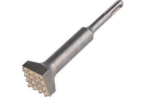 CPROSP Bujarda SDS Plus con 16 Dientes, SDS-Plus Broca de Cincel Picar Piedra, Cincel para Abujardar, Broca para Losas/Puentes/Muros/Hormigón