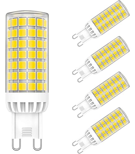 MENTA Lampadine LED G9 9W (Equivalente 75W) - Luce Bianca Fredda 6000K, 750 Lumen, Confezione Da 10 - Non Dimmerabili