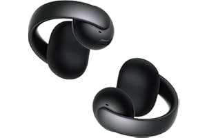 soundcore AeroClip by Anker, Open-Ear Kopfhörer, Bluetooth Earbuds, Open Earbuds, ganztägiger Komfort, 4 KI-gestützte Mikrofone, sicherer Halt, 12mm Treiber, Hi-Res, Open-Ring Design