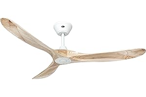 CasaFana kaiserkraft | Deckenventilator ECO GENUINO | Rotorblatt-Ø 1520 mm | natur/mattweiß