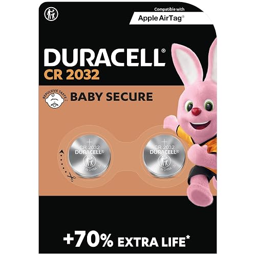 Duracell Specialty 2032 Lithium Coin Cell 3V Pack of 2 (CR2032 /DL2032 Designed for use in Keychains, Scales, Wearables and Medical Devices)